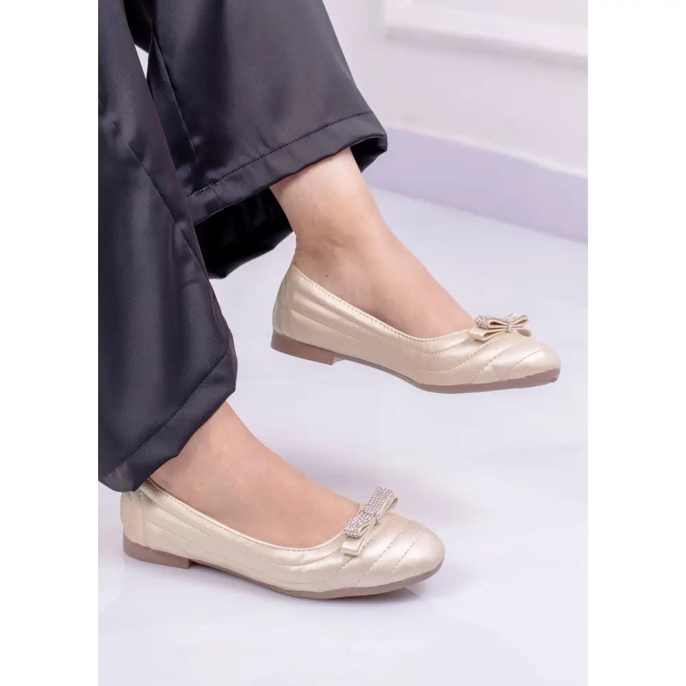 Baleta con Corbata brillante | TC011
