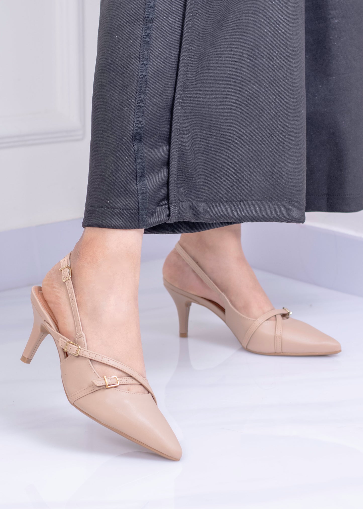 Tacón Slingback de Punta Fina Vizzano | VI1124
