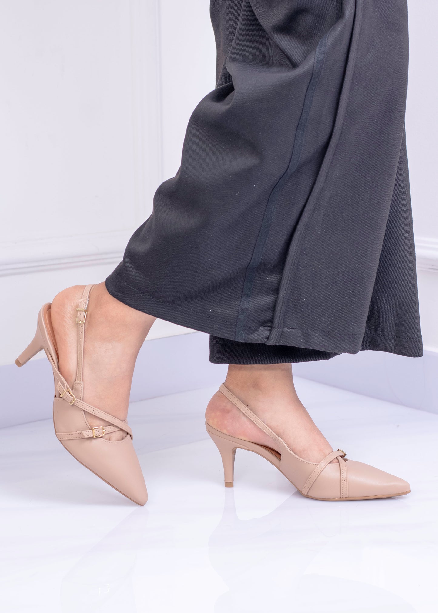 Tacón Slingback de Punta Fina Vizzano | VI1124