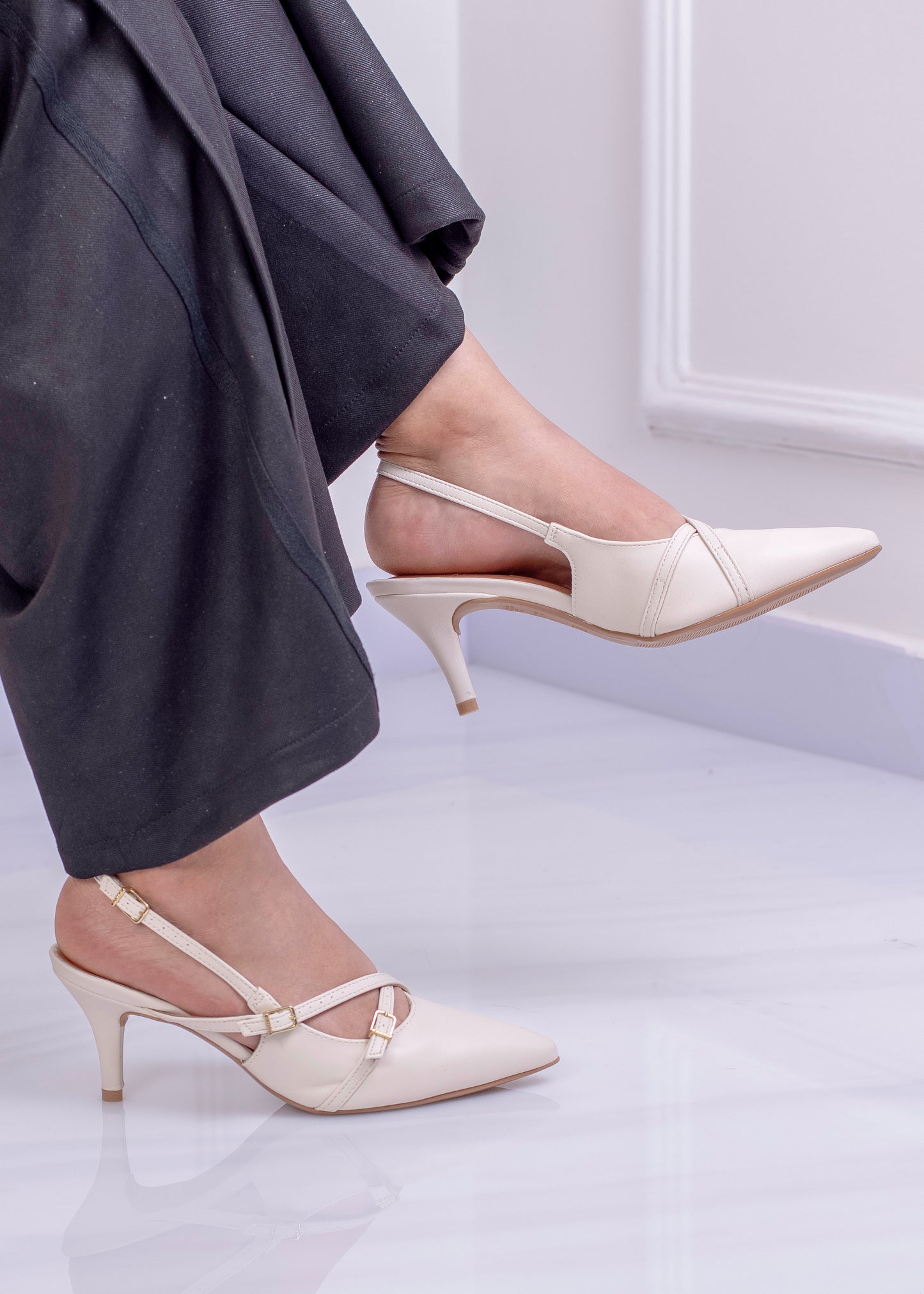 Tacón Slingback de Punta Fina Vizzano | VI1124