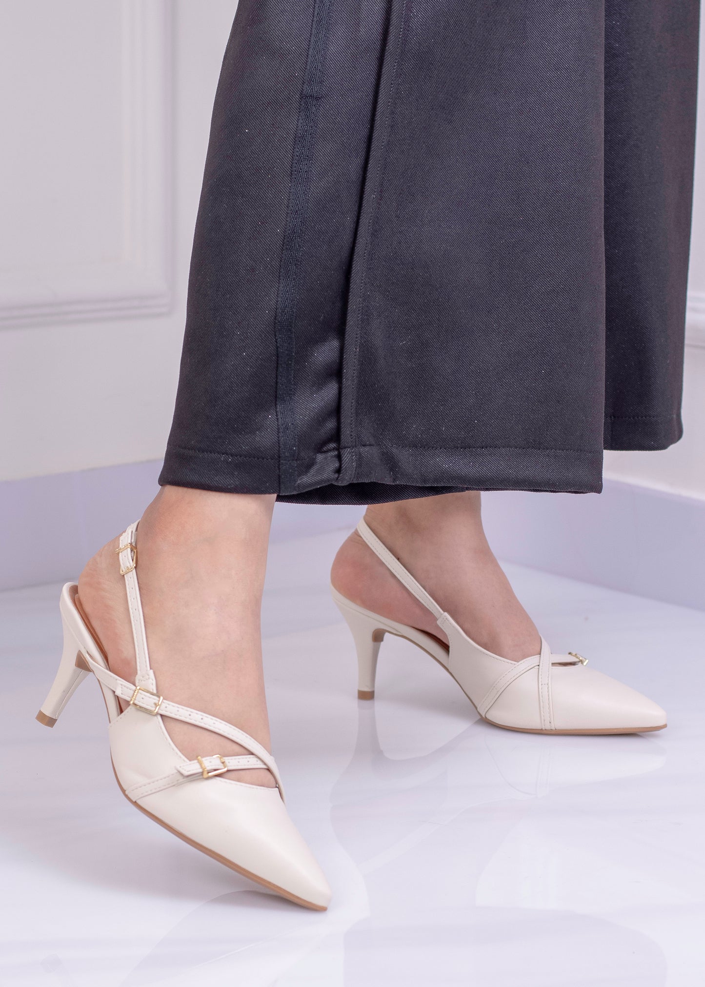 Tacón Slingback de Punta Fina Vizzano | VI1124