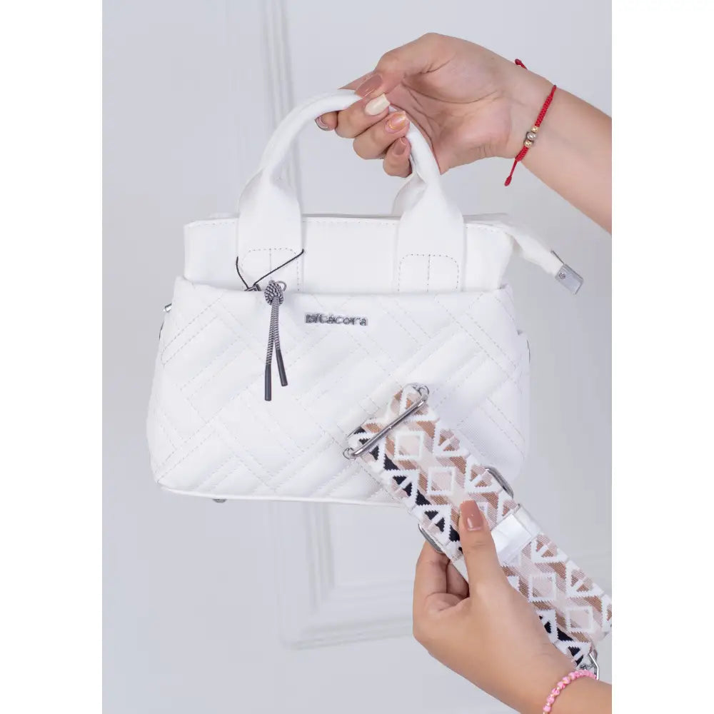 Bolso Bitácora – Estilo compacto impacto total | B2164 - Blanco
