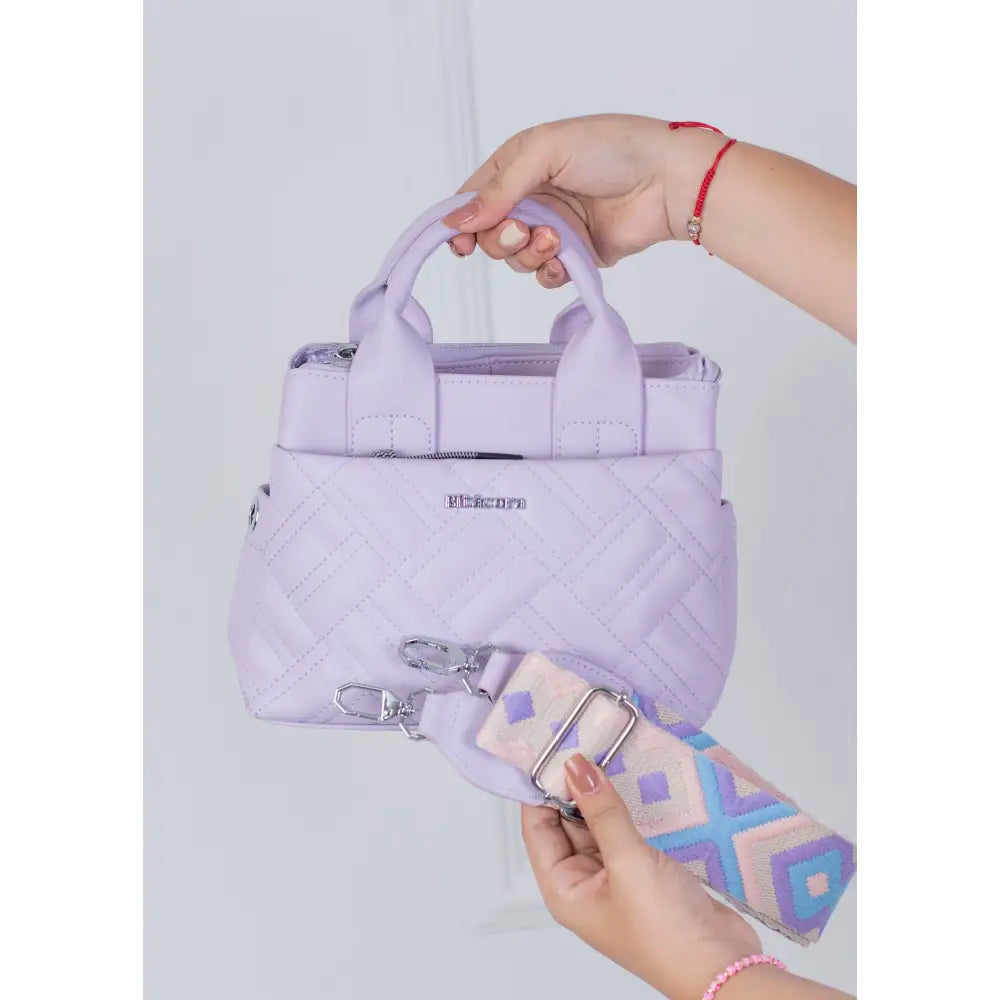 Bolso Bitácora – Estilo compacto impacto total | B2164 - Lila