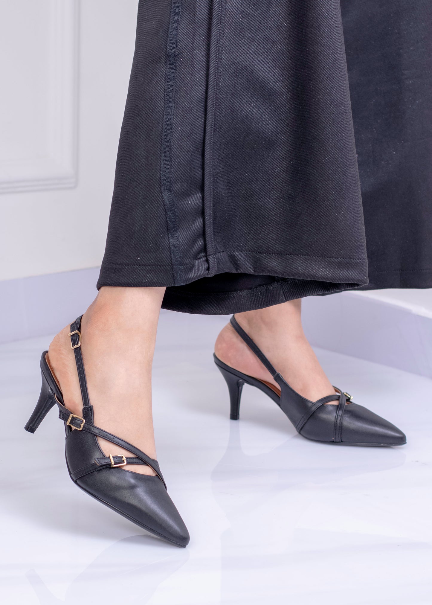 Tacón Slingback de Punta Fina Vizzano | VI1124
