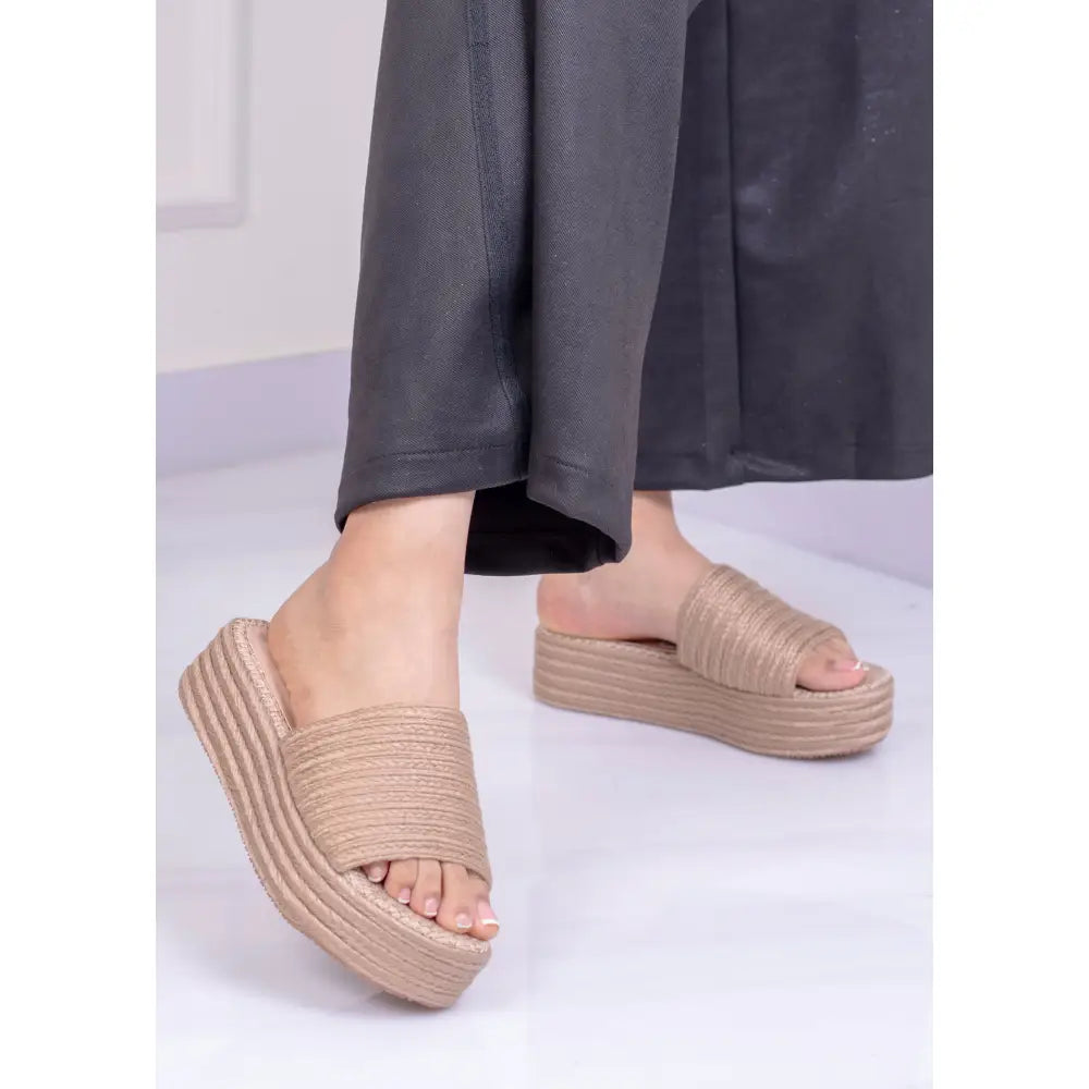 Plataforma de Yute Color Camel | TC403 - 35