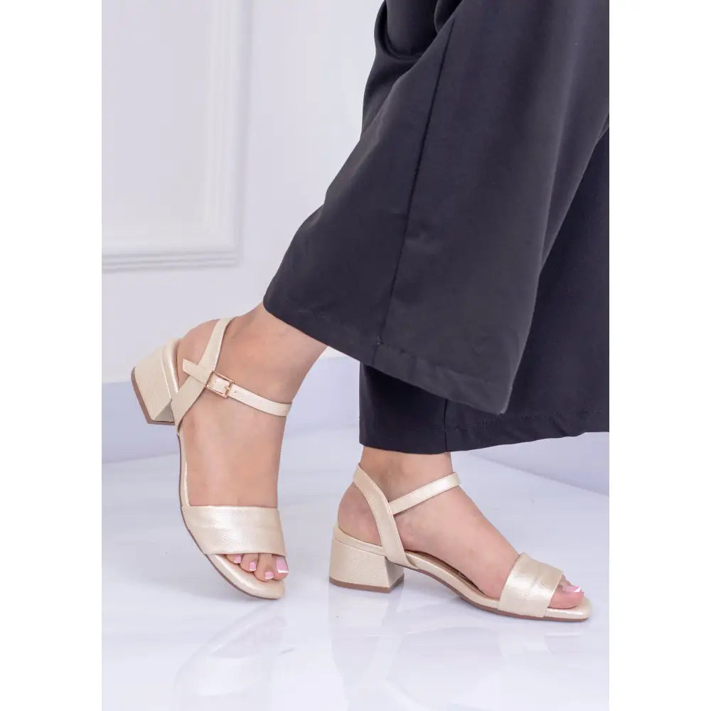 Sandalia con Tacón Cruzado Elegante | PG1311 - Tacon
