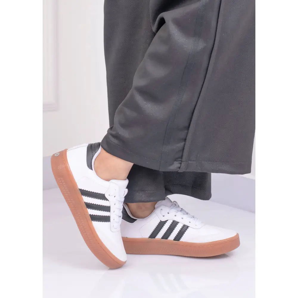 Tenis urbano tres lineas | GS097 - Blanco / 35