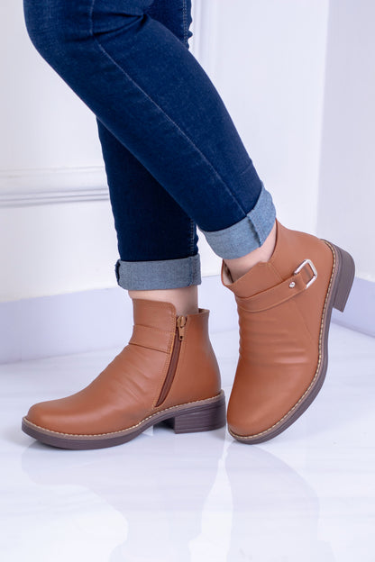 Botines clásicas hebilla Zully  con  con cierre | SM803