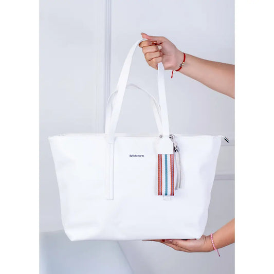 Bolso grande Bitácora – Versatilidad y estilo para tu día a | B2214 - Blanco