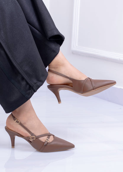 Tacón Slingback de Punta Fina Vizzano | VI1124