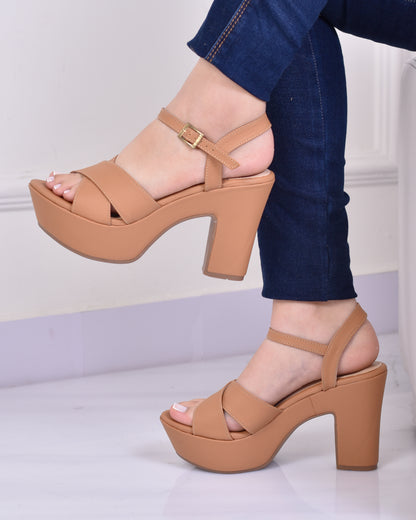 Tacón plataforma Diana de Altura Media | 315U