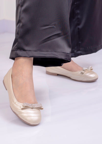Baleta con Corbata brillante | TC011