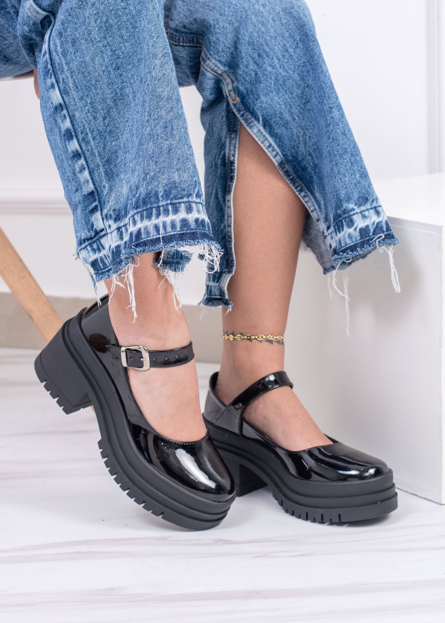 Mocasín Mafalda para Mujer - CG3037 Negro - Calzado Espía