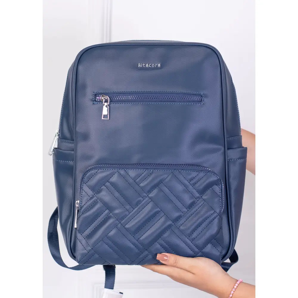 Morral Bitácora - Práctico amplio y con estilo | B2215 - Azul - Bolso