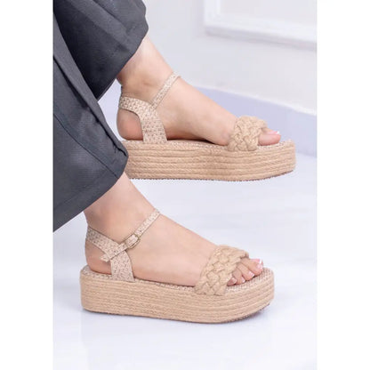 Plataforma con Trenza en Yute Natural | TC0520