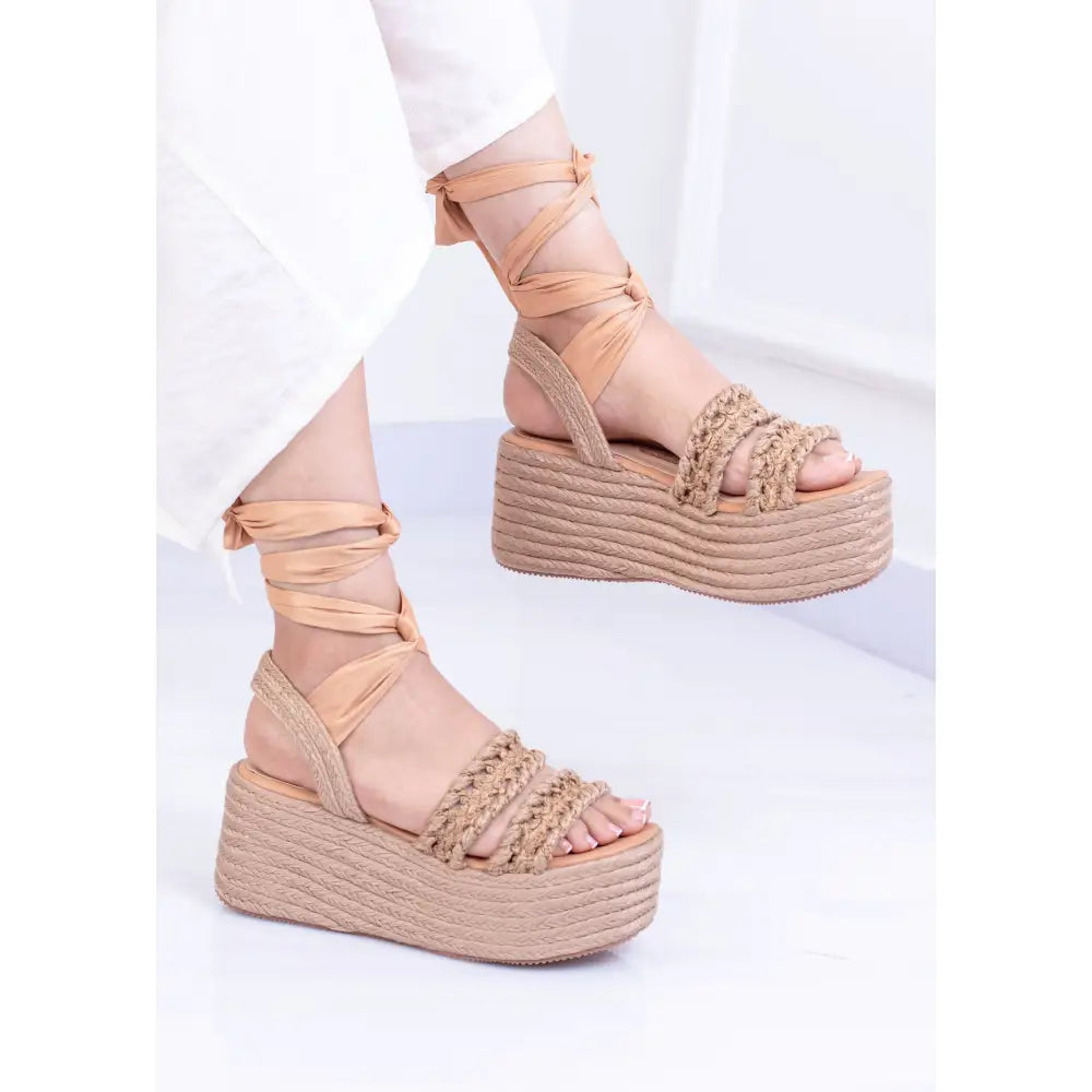 Plataforma Romana con Yute - Estilo en un paso | TC1531
