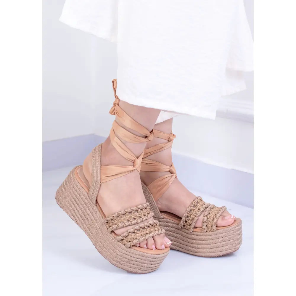 Plataforma Romana con Yute - Estilo en un paso | TC1531