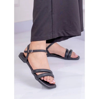 Sandalia con Doble Tira Acolchada | LP55 - Negro / 35