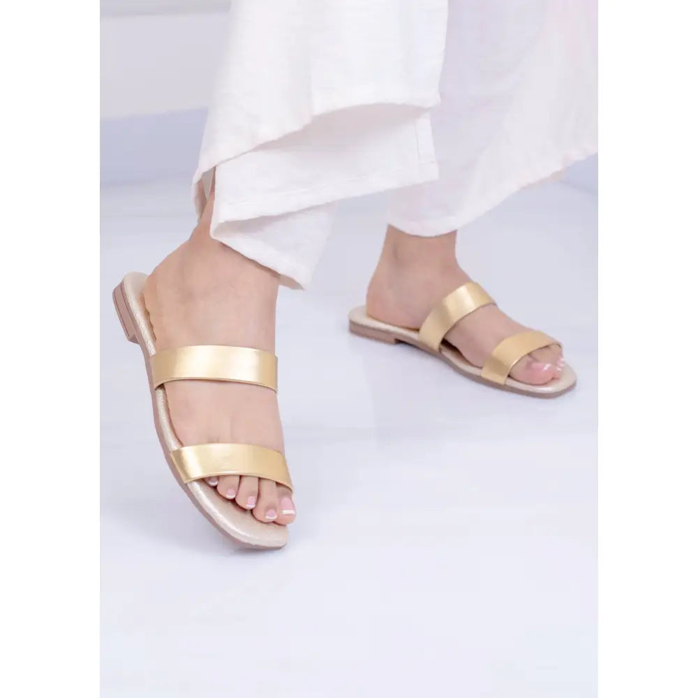 Sandalia Plana Doble Tira | LP26