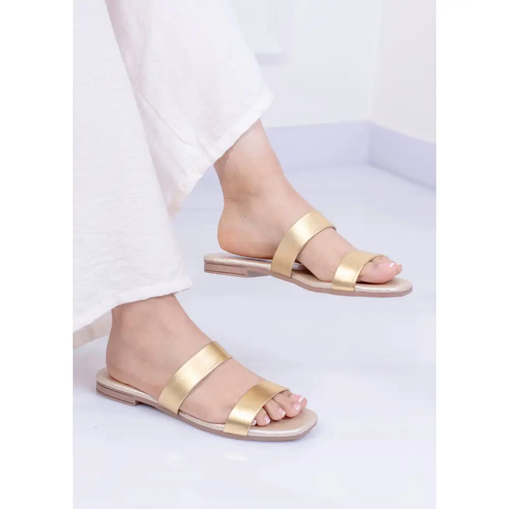 Sandalia Plana Doble Tira | LP26