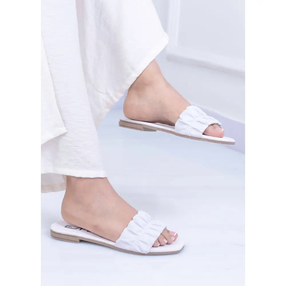 Sandalia Plana Efecto Escronchi | LP35