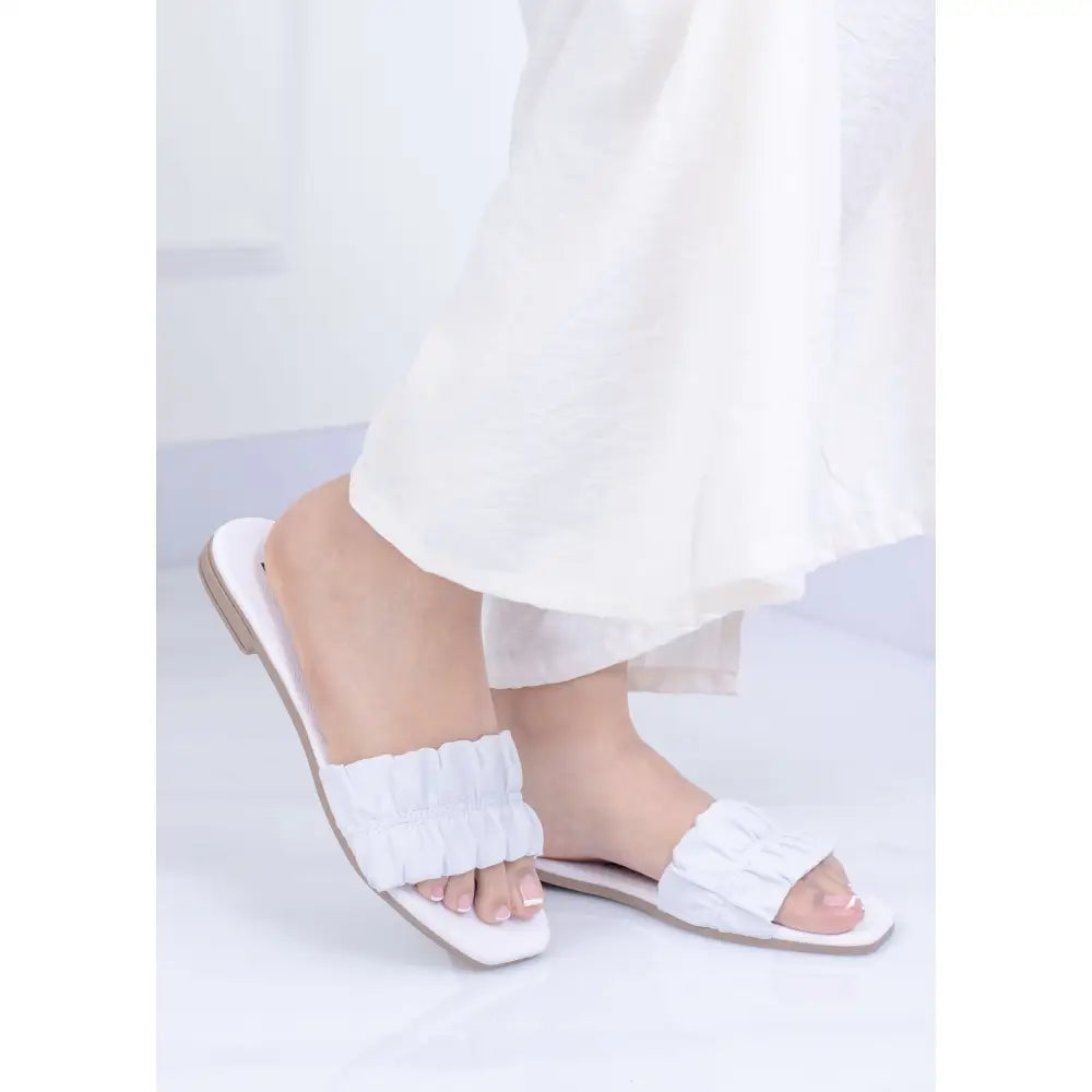 Sandalia Plana Efecto Escronchi | LP35