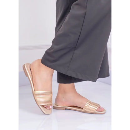 Sandalia Plana Multi-Tiras Elegante | LP58